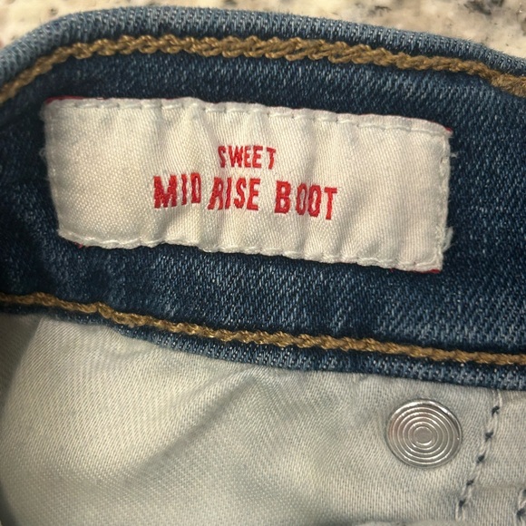 Lucky Brand Women’s Sweet Mid Rise Bootcut‎ Jeans Classic Blue 14 32 R - Picture 5 of 10